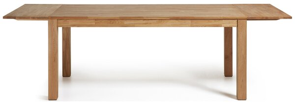 Dubový rozkládací jídelní stůl Kave Home Isbel 120/200 x 75 cm