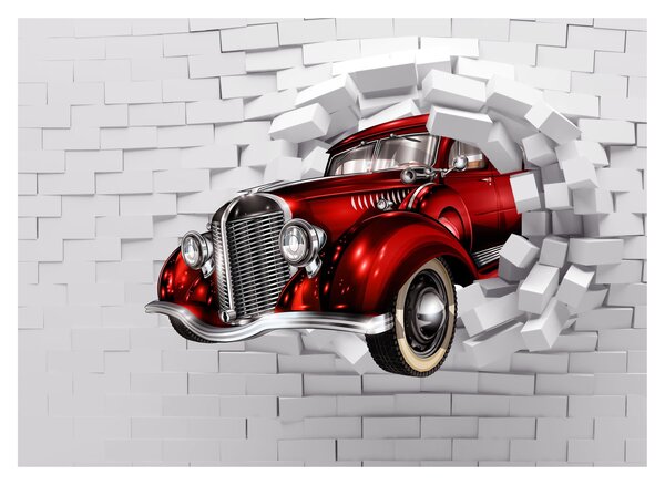 Obraz - Červené auto (70x50 cm)