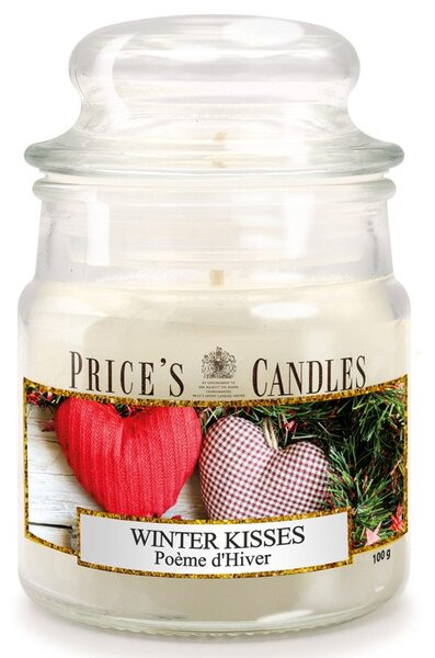 PRICE´S MINI svíčka ve skle Winter Kisses - hoření 30h