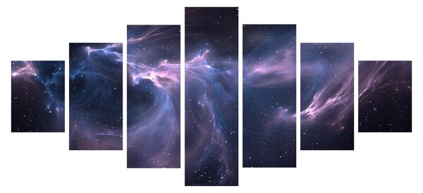 Obraz - Vesmírná mlhovina (210x100 cm)