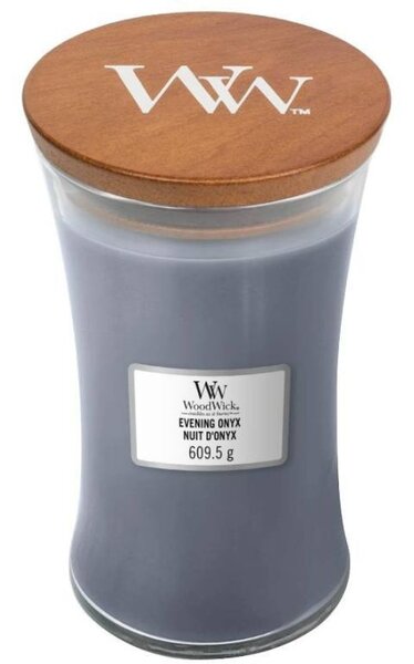 Velká vonná svíčka WoodWick, Evening Onyx