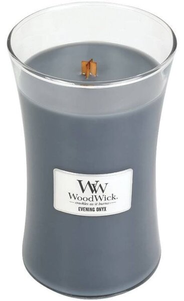 WoodWick Velká vonná svíčka WoodWick, Evening Onyx