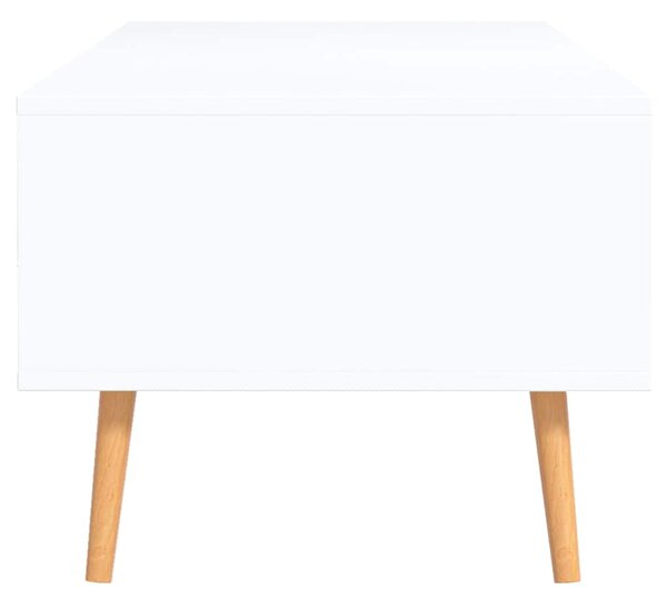 Konferenční stolek bílý a dub sonoma 100x49,5x43 cm dřevotříska 326791