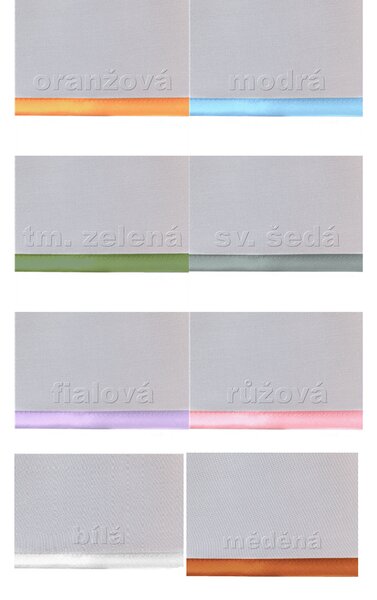 Kusová záclona Ariel - mix barev bílá 160x300