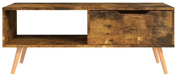 Konferenční stolek kouřový dub 100x49,5x43 cm kompozitní dřevo 326794
