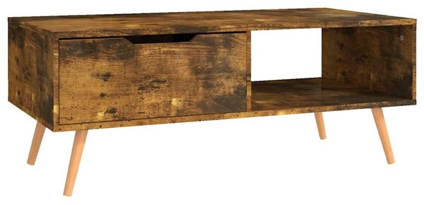 Konferenční stolek kouřový dub 100x49,5x43 cm kompozitní dřevo 326794