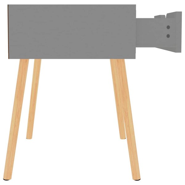 Noční stolky 2 ks šedé 40 x 40 x 56 cm kompozitní dřevo 326800