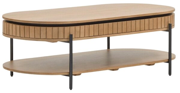 Přírodní mangový konferenční stolek Kave Home Licia 130 x 65 cm