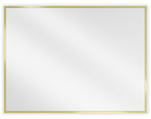 Mexen Loft koupelnové zrcadlo obdélníkové 80 x 60 cm, zlatý rám - 9852-080-060-000-50