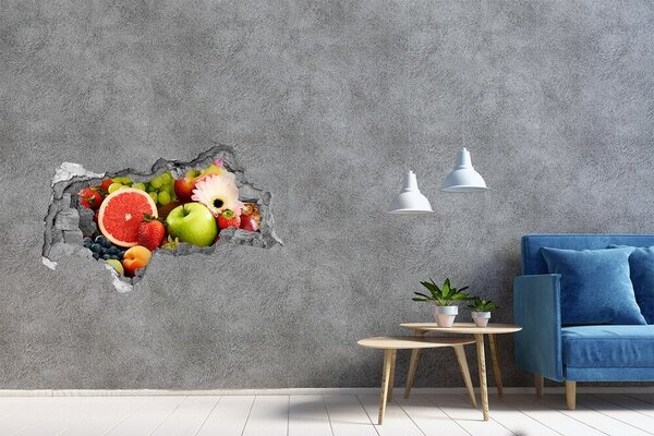 Samolepící nálepka beton Barevné ovoce nd-b-85471836