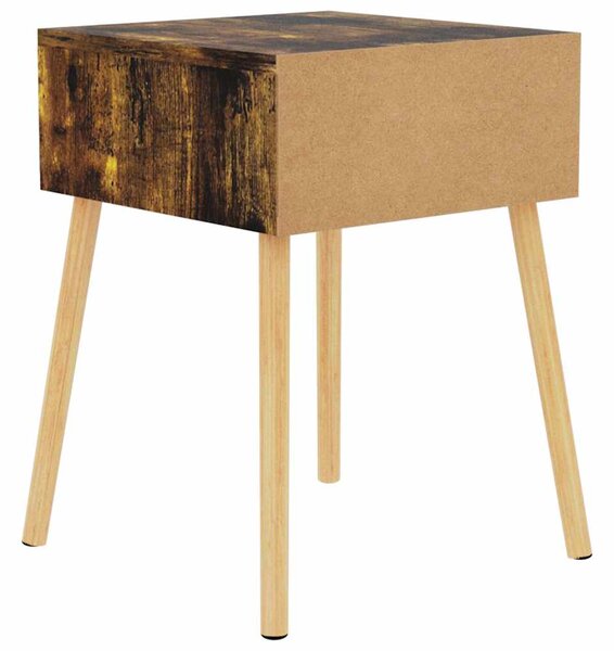 Noční stolky 2 ks kouřový dub 40 x 40 x 56 cm kompozitní dřevo 326812