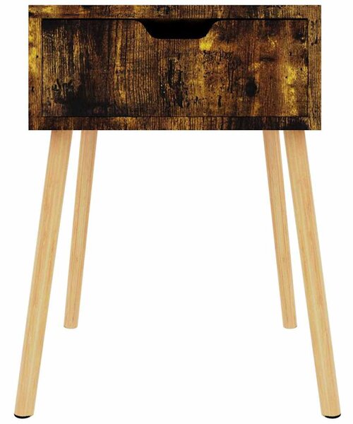 Noční stolky 2 ks kouřový dub 40 x 40 x 56 cm kompozitní dřevo 326812