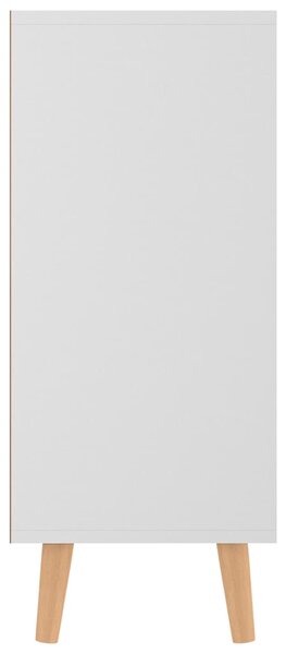Příborník bílý 90 x 30 x 72 cm kompozitní dřevo 326813