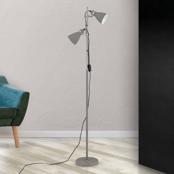 Orion Stl12-1179/2-Grau Stojací lampa SCHOOL ŠEDÁ
