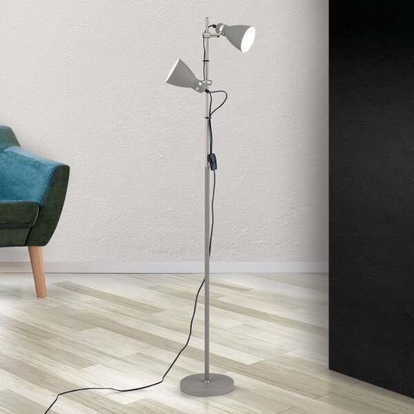 Orion Stl12-1179/2-Grau Stojací lampa SCHOOL ŠEDÁ