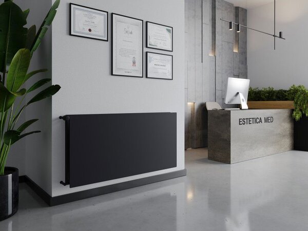 Mexen CHF20 Hygiene Flat deskový radiátor 300 x 400 mm, boční připojení, 227 W, antracit - W420HF-030-040-66