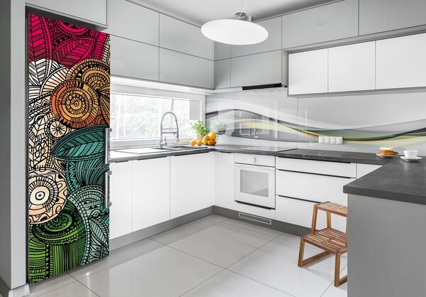 Foto tapeta na ledničku Abstraktní pírka FridgeStick-70x190-f-67659076