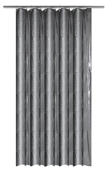 LIVARNO home Sprchový závěs, 180 x 200 cm (tmavě šedá) (100351001003)