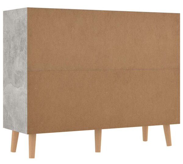 Příborník betonově šedý 90 x 30 x 72 cm kompozitní dřevo 326817