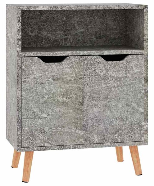 Příborník betonově šedý 60 x 30 x 72 cm kompozitní dřevo 326826