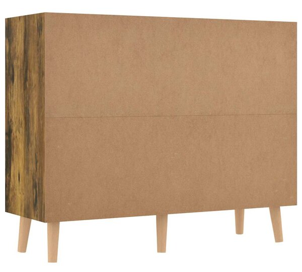 Příborník kouřový dub 90 x 30 x 72 cm kompozitní dřevo 326821