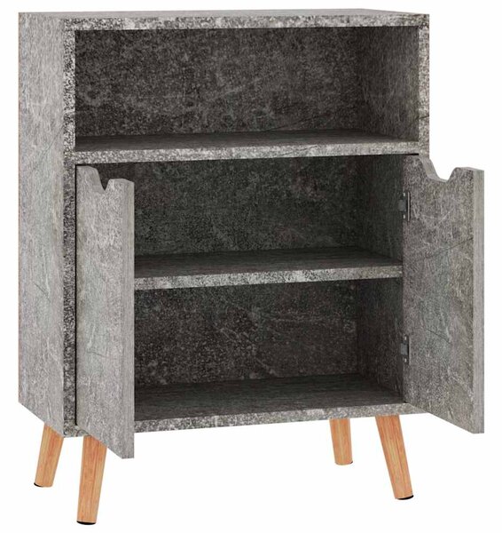 Příborník betonově šedý 60 x 30 x 72 cm kompozitní dřevo 326826