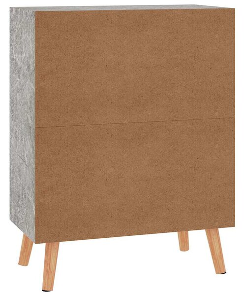 Příborník betonově šedý 60 x 30 x 72 cm kompozitní dřevo 326826