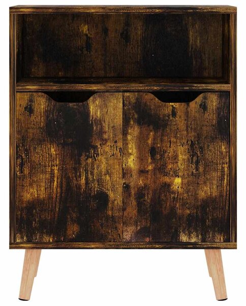 Příborník kouřový dub 60 x 30 x 72 cm kompozitní dřevo 326830