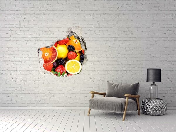 Samolepící nálepka beton Barevné ovoce nd-p-78097722