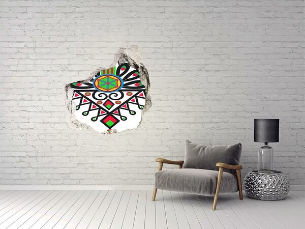 Díra 3D fototapeta na stěnu Polský lidový vzor nd-p-78130429