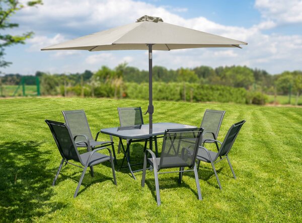 Zahradní slunečník Linder Exclusiv MC2200BE 250 cm Beige