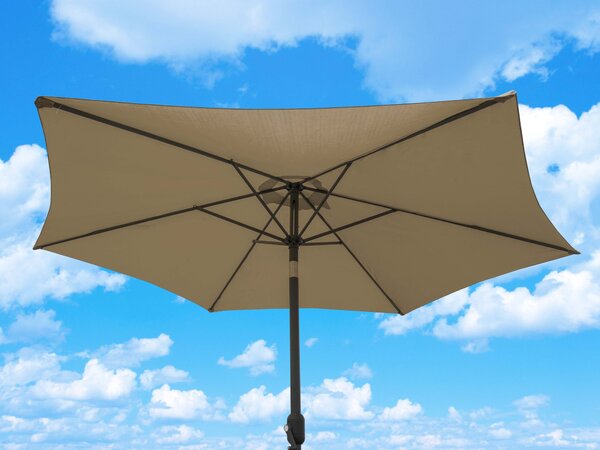 Linder Exclusiv Naklápěcí slunečník 250 cm Šedohnědý