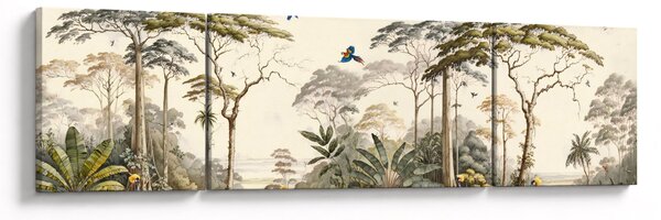 Obraz - Amazonský prales (170x50 cm)