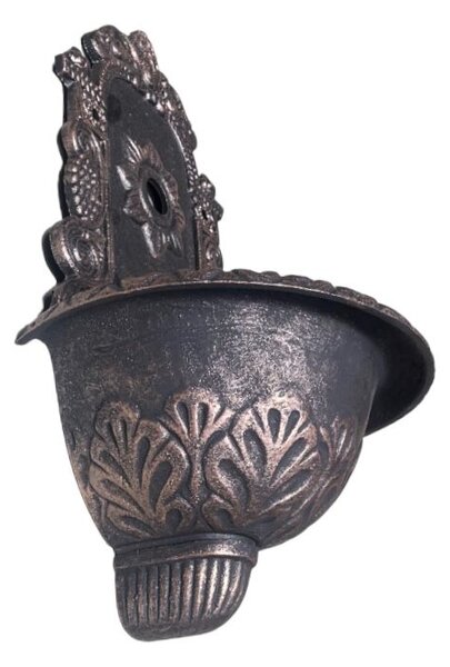 Dekorativní litinové umyvadlo Malé 47,5 cm - měděná patina