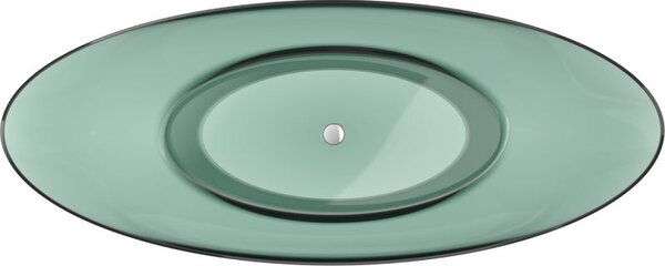 Mexen Vea průhledná volně stojící vana teal 180 x 80 cm, chromová výpusť - 58091808011