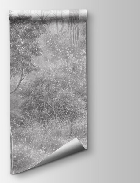 Fototapeta Les se stromy a rostlinami, Přírodní fototapety, Populární fototapety, t00834v1 - Tapeko.co.cz