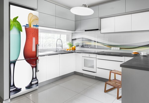 Foto nálepka na ledničku Barevné koktejly FridgeStick-70x190-f-67855562