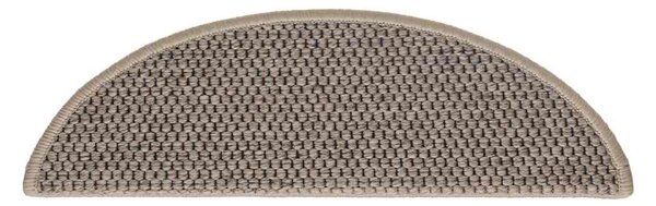 Samolepící nášlapy na schody vzhled sisal 15 ks 56x17x3 cm 326866