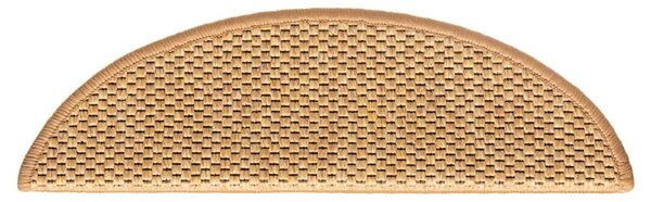 Samolepicí nášlapy na schody vzhled sisal 15 ks 56x17x3cm sisal 326865