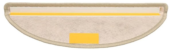 Samolepicí nášlapy na schody sisal 15ks 56x17x3cm světle zelené 326863