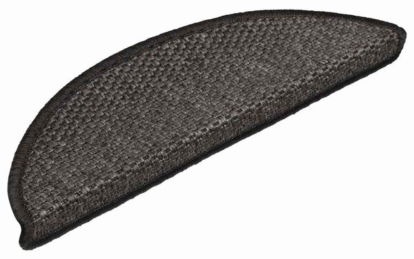 Samolepící nášlapy na schody vzhled sisal 15 ks 56x17x3 cm 326861