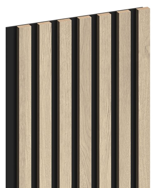 Mexen Lam-B, stěnové lamely 275 × 31,5 cm, HDF deska 4 mm, dub perlový, S100-275317-2812-058