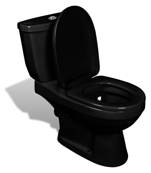 Záchodová mísa s nádržkou černá