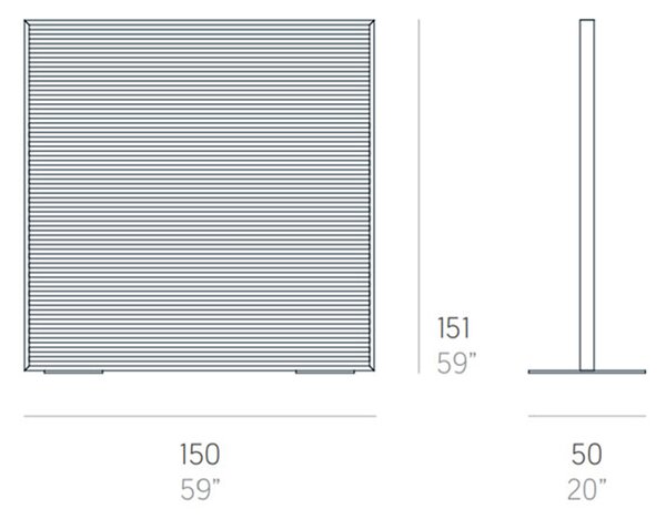 Gandia Blasco designové děliče prostoru Celosía (150 x 151 cm)