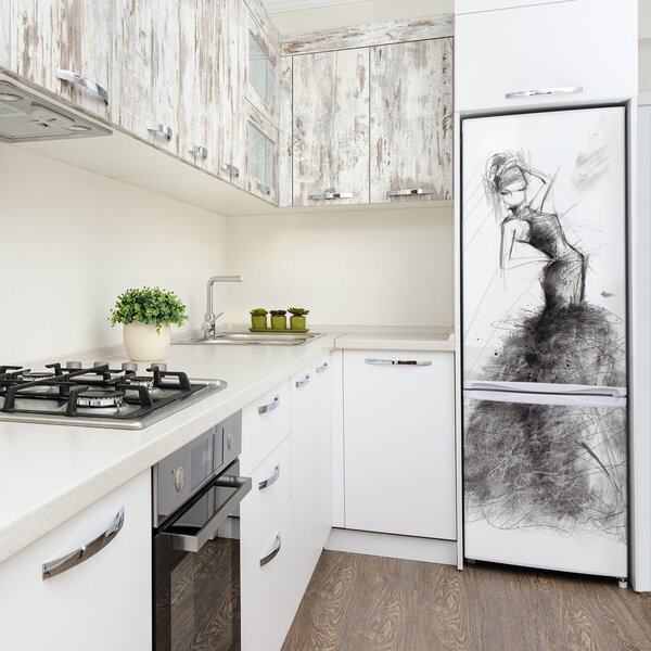 Nálepka fototapeta lednička Ilustrace moda FridgeStick-70x190-f-67874578