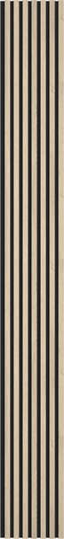 Mexen Lam-B, stěnové lamely 275 × 31,5 cm, HDF deska 4 mm, dub perlový, S100-275317-2812-058