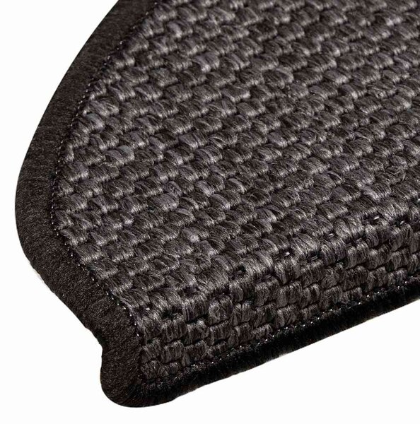 Samolepící nášlapy na schody vzhled sisal 15 ks 65x21x4 cm 326873