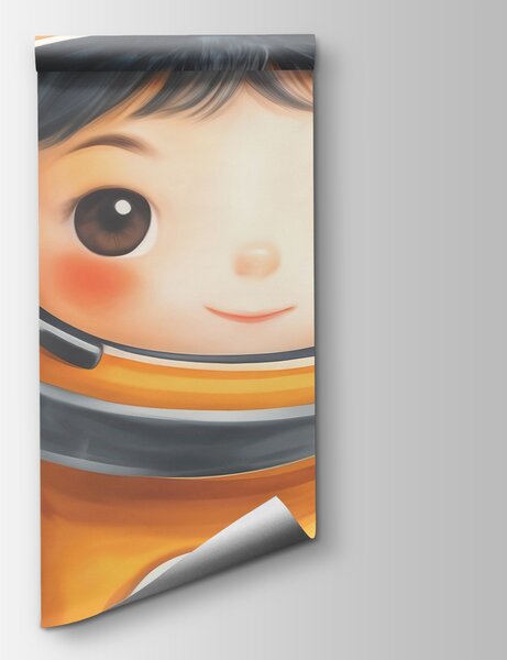 Fototapeta Skupina kreslených astronautů a planet, Vesmírné fototapety, Populární fototapety, t00841 - Tapeko.co.cz
