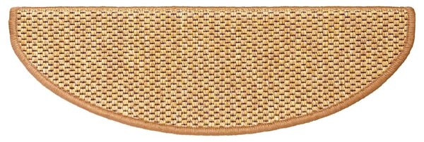 Samolepicí nášlapy na schody vzhled sisal 15 ks 65x21x4cm sisal 326877
