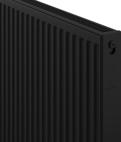 Mexen C11 deskový radiátor 300 x 600 mm, boční připojení, 293 W, černý - W411-030-060-70